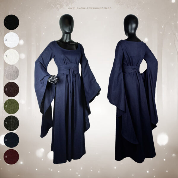 Lenora Leinen Mittelalter Kleid