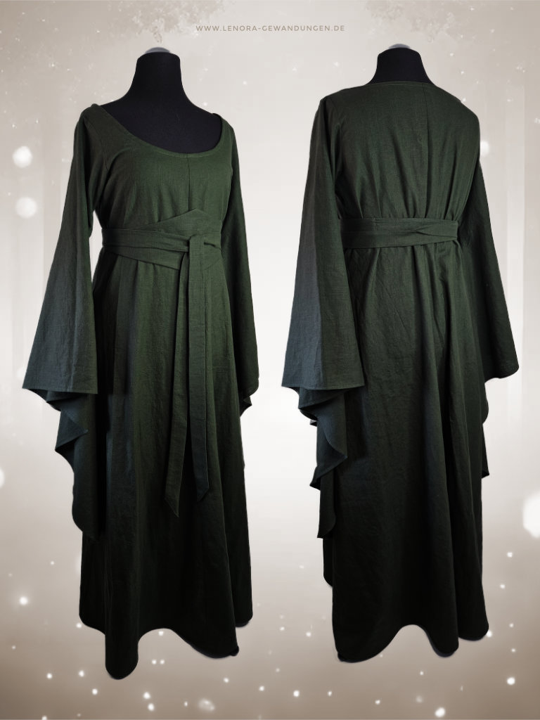 Lenora Leinen Mittelalter Kleid