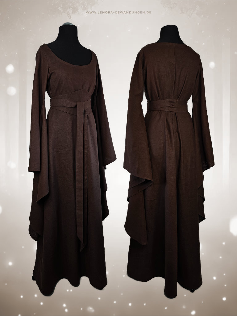 Lenora Leinen Mittelalter Kleid