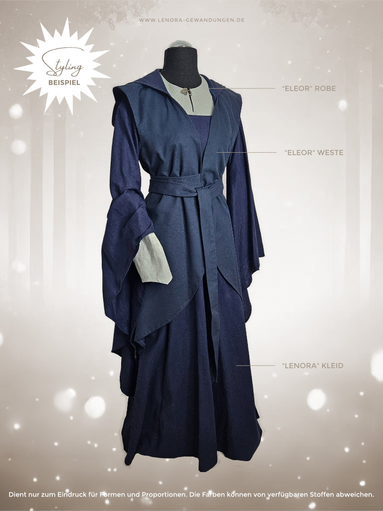 Gewandung Fantasy Magierin