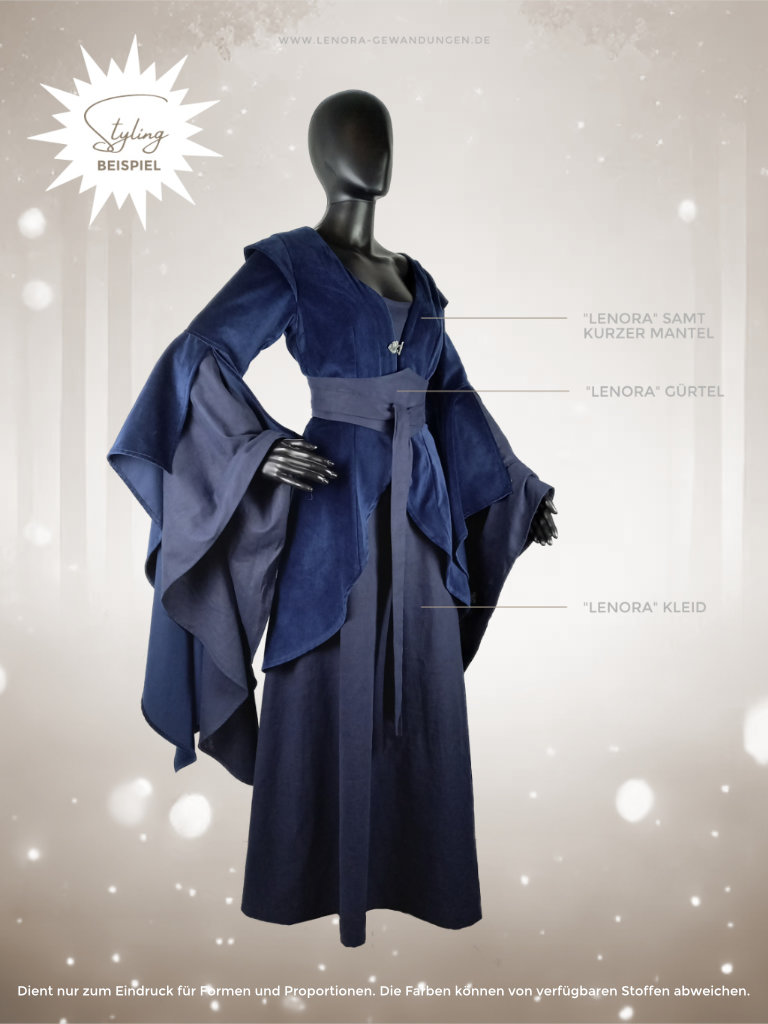 Mittelalter Fantasy Magierin Gewandung